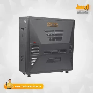 مینی هیتر چدنی فن دار آذر تهویه مدل A610، + فروشگاه تاسیسات ارشد یزد