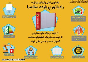 اینفوگرافیک رادیاتور پربازده سالمبا