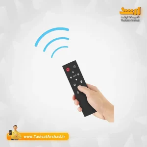 کولر پلیمری البرز در یزد کنترل و ریموت کولر آبی پلیمری سلولزی نیرو تهویه البرز مدل 8000