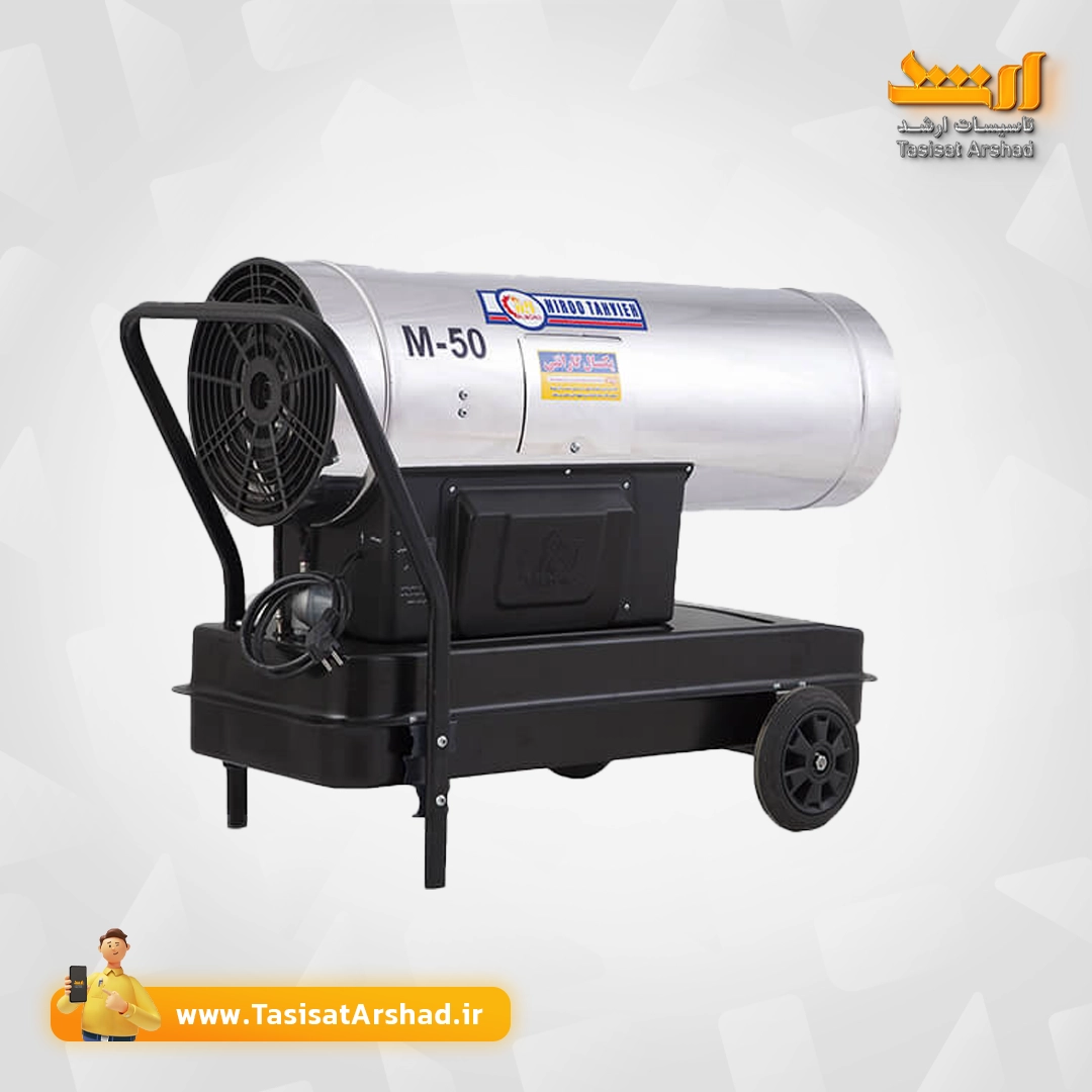 جت هیتر گازوئیلی باکدار نیرو تهویه البرز +فروشگاه اینترنتی تاسیسات ارشد نماینده رسمی فروش محصولات نیرو تهویه البرز در یزد