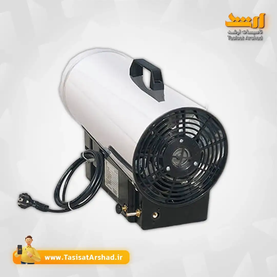 جت هیتر گازی QG-25 نیرو تهویه البرز
