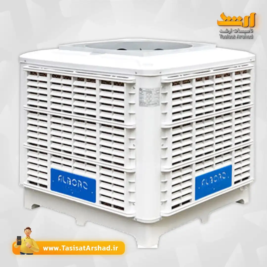 کولر پلیمری البرز در یزد-کولر آبی پلیمری 15000 و 18000 بالازن نیرو تهویخ البرز+تاسیسات ارشد