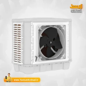 کولر پلیمری البرز در یزد-کولر پلیمری سلولزی 45000 پشت پنجره ای نیرو تهویه البرز