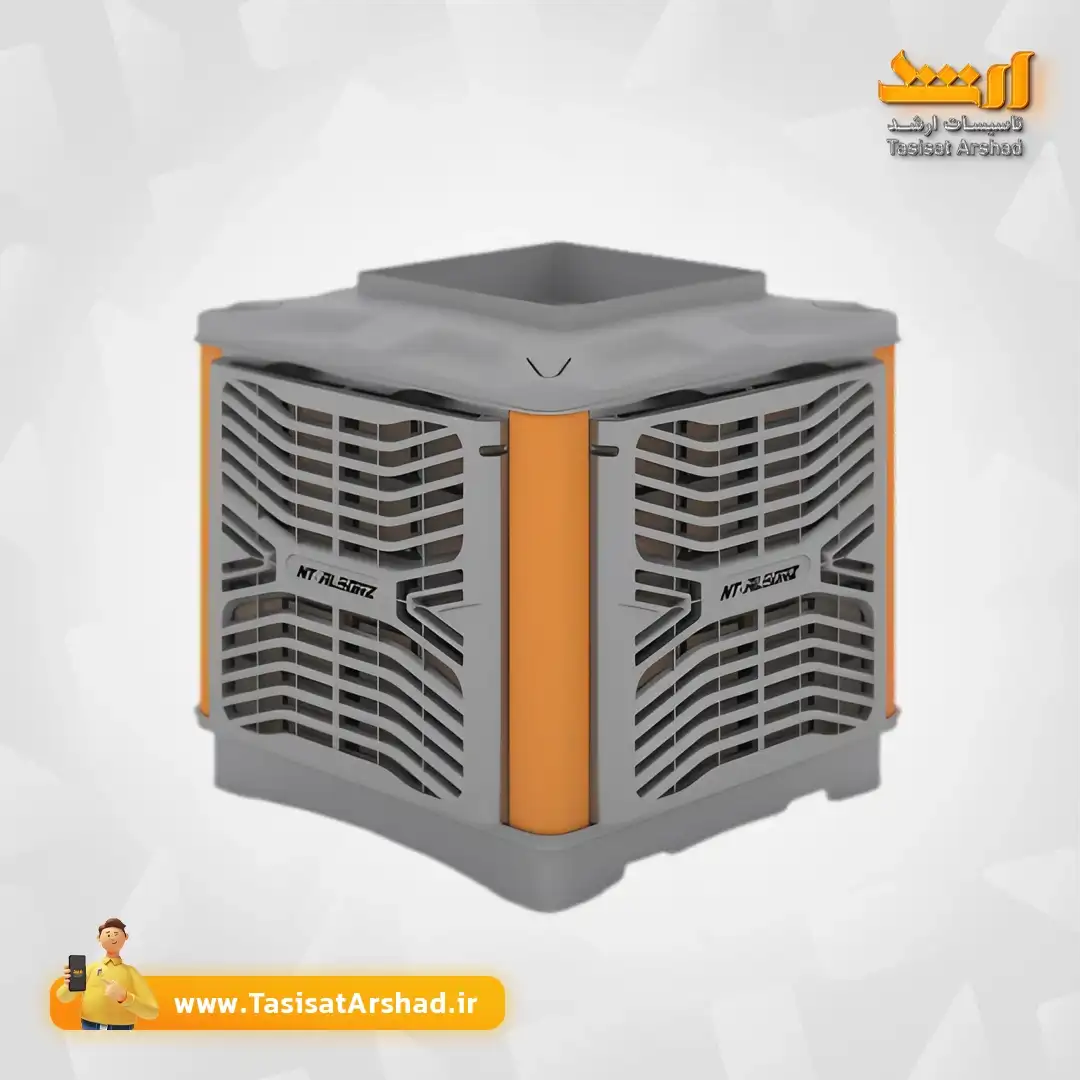 کولر پلیمری البرز در یزد-کولر پلیمری سلولزی6500 بالازن نیرو تهویه البرز