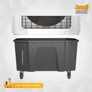کولر پلیمری در یزد- مخزن 100 لیتری کولر پرتابل 9000 البرز