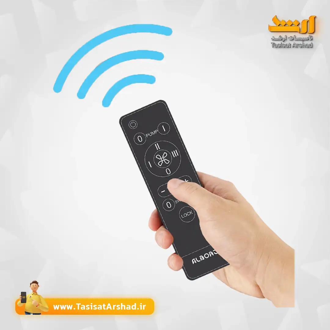 کولر پلیمری در یزد- ریموت کنترل کولر پلیمری پرتابل 9000 و 6000 البرز