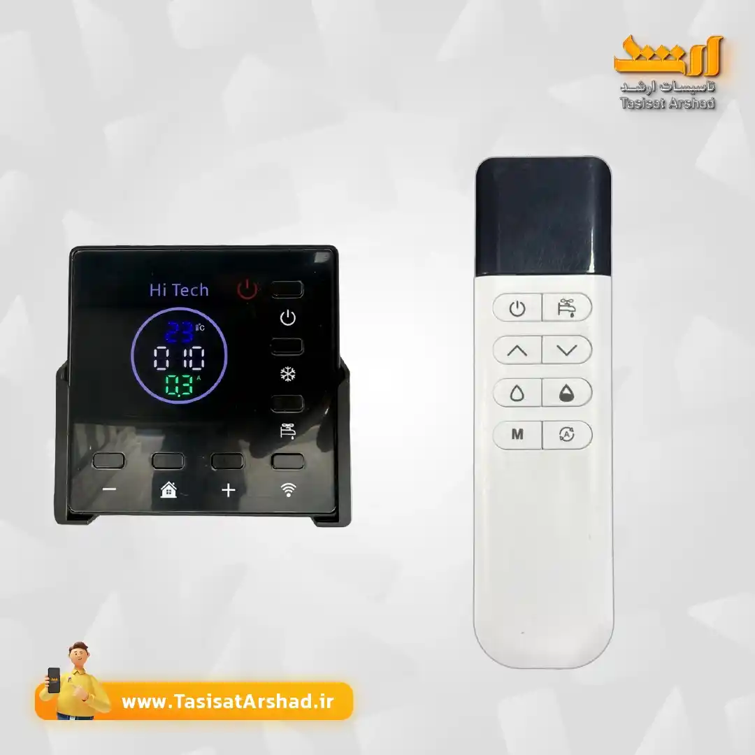 کولر پلیمری اومسا- کنترل و پنل دیجیتالی برای ظرفیت های 4500و6500و8500