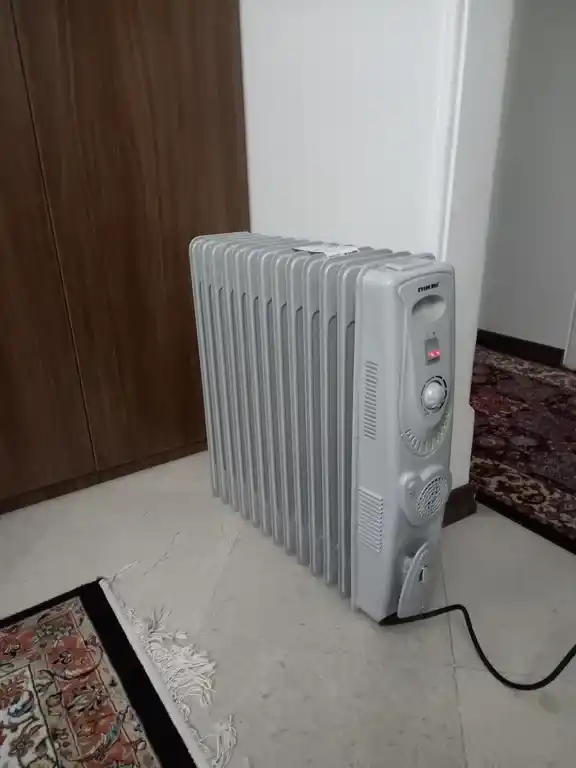 رادیاتور برفی فن دار 13 پره نیکای- نمونه نصب شده